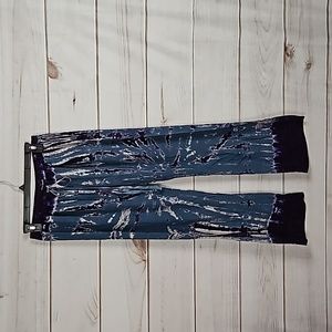 Lucky Brand Tie Dye Boho Hippie Flare Pants - Size Small